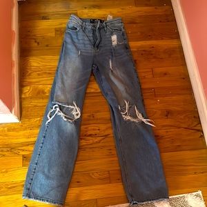 Hollister Ultra High Rise Dad Jean, vintage stretch